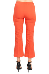 Peace of Cloth Regan Crop Flare Stretch Cotton Pant