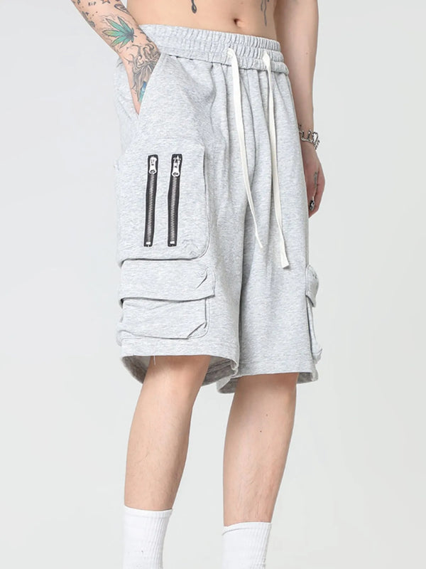 Men's Drawstring Urban Streetwear Cargo Shorts