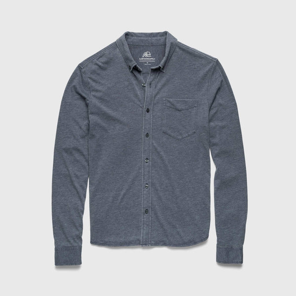 Anthony Burnout Shirt - Navy Blazer