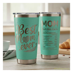 Best Mom Ever 20oz Insulated Tumbler Steel Mothers Day Gift