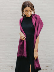 Brushed Alpaca Solid Scarf