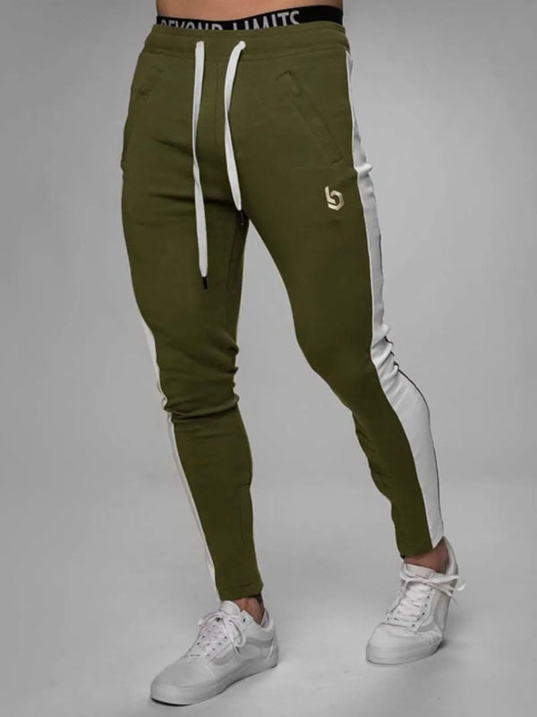 Men’s Drawstring Contrast Active Pants