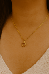 Mustard Seed Heart Necklace in Gold and Silver – Christian Faith Jewelry for Women