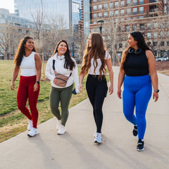 High-Rise with Pocket Leggings - Cobalt
