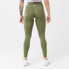 High-Rise with Pocket Leggings - Sage