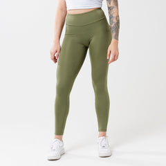 High-Rise with Pocket Leggings - Sage