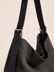 Large Canvas Tote Shoulder Bag Slouchy Relaxed Fit Hobo Bag