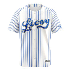 Licey Baseball Jersey Blue Pinstripe Wilson
