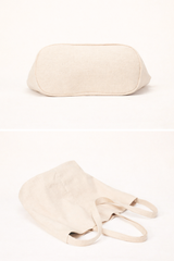 Lightweight Ramie Canvas Large Tote Bag