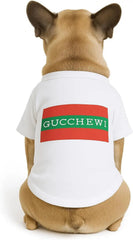 Luxury Designer Dog T-Shirt for Small Dogs | Chic Pet Apparel