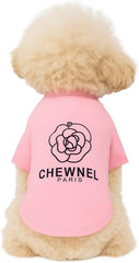Luxury Designer Dog T-Shirt for Small Dogs | Chic Pet Apparel