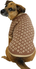 Luxury Knit Dog Sweater for Small Dogs | Warm Designer Pet Outfit (XS–5X)