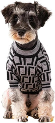 Luxury Knit Dog Sweater for Small Dogs | Warm Designer Pet Outfit (XS–5X)
