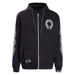 chrome hearts hoodie cardigan cotton pure