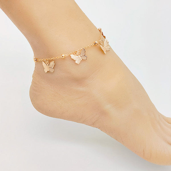 Butterfly Charm Anklets Jewelry