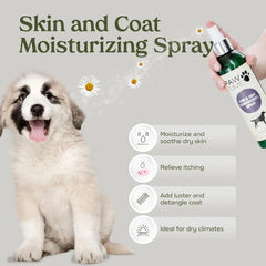 Pawfume Dog Spa Gift Basket 6-Piece Probiotic Deodorizer & Grooming Set