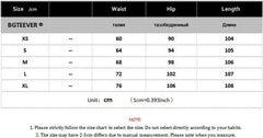 Cotton Ladies Wide Leg Denim Pants High Waist Loose Pockets Jeans Trousers
