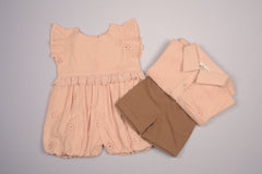 Embroidered Schiffli Romper