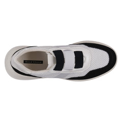 Women's Stefani Black Wedge Sneakers