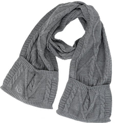 Knit Scarf with Pockets
