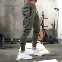 Men’s Multi-Pocket Zipper Sports Pants