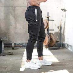 Men’s Multi-Pocket Zipper Sports Pants