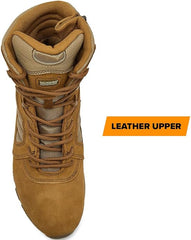 MAG SHIELD 8" Suede Leather Work Boot – Waterproof