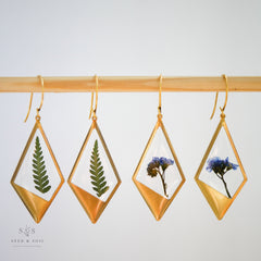 Hanging Terrarium Earrings