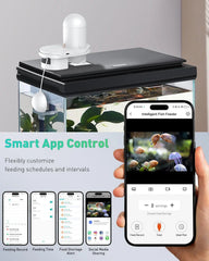 WiFi Automatic Fish Feeder with Camera App Control Moisture Proof 230ML
