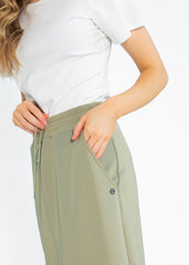 Bradi Side Zipper Athletic Maxi Skirt