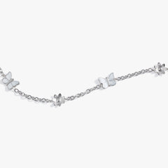Butterfly and Flower Anklet
