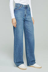 Coney Island Whitefish High Rise Wide Jeans