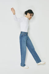 Coney Island Whitefish High Rise Wide Jeans