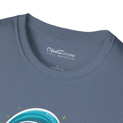 Cozy Comfort Tee - Catch Waves in Sustainable Style - DipaliZ