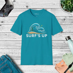 Cozy Comfort Tee - Catch Waves in Sustainable Style - DipaliZ
