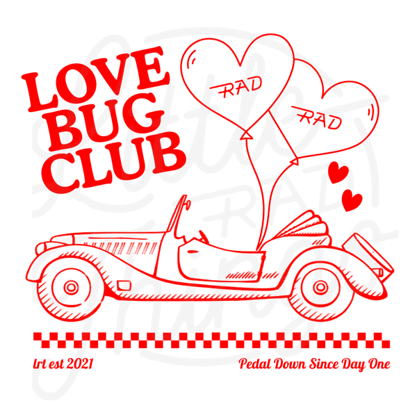 THE LOVE BUG CLUB TEE - VINTAGE CREAM (FRONT ONLY)